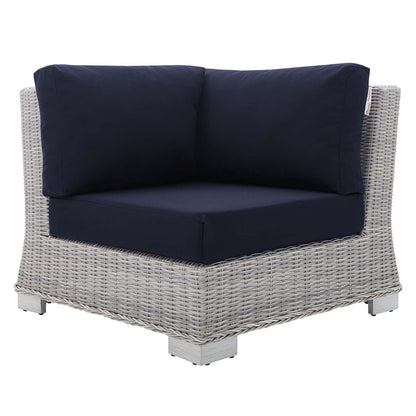 Conway Sunbrella¨ Outdoor Patio Wicker Rattan Corner Chair by Modway