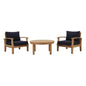 Marina 3 Piece Outdoor Patio Teak Set by Modway
