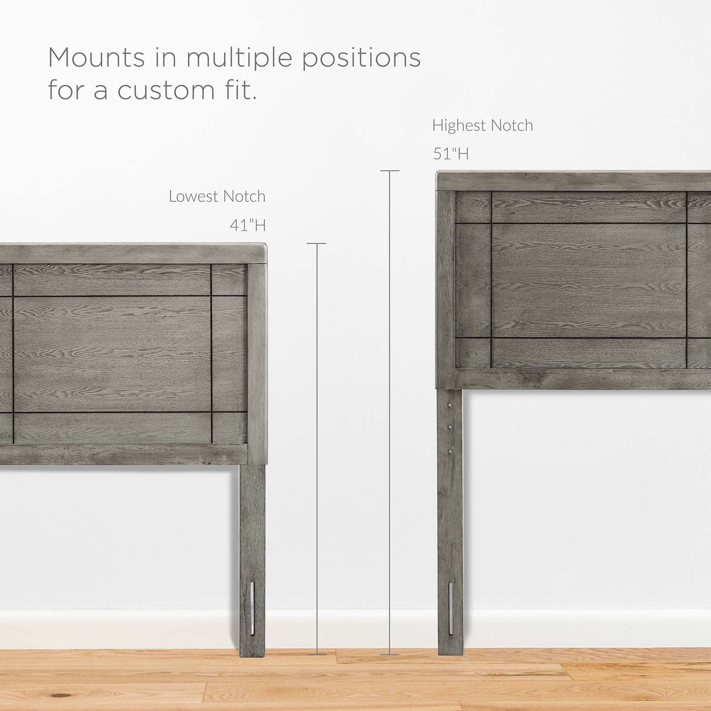 Marlee Wood Full Platform Bed With Angular Frame by Modway