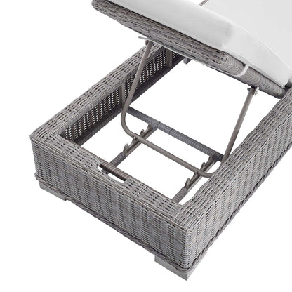 Conway Sunbrella¨ Outdoor Patio Wicker Rattan Chaise Lounge by Modway