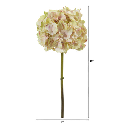 19" Hydrangea Artificial Flower (Set of 6)