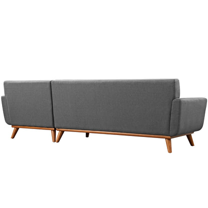 Engage Right-Facing Upholstered Fabric Sectional Sofa by Modway