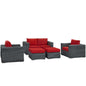 Summon 5 Piece Outdoor Patio Sunbrella¨ Sectional Set by Modway