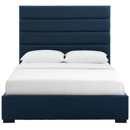 Genevieve Upholstered Fabric Queen Platform Bed by Modway