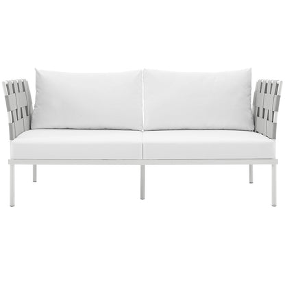 Harmony Outdoor Patio Aluminum Loveseat by Modway
