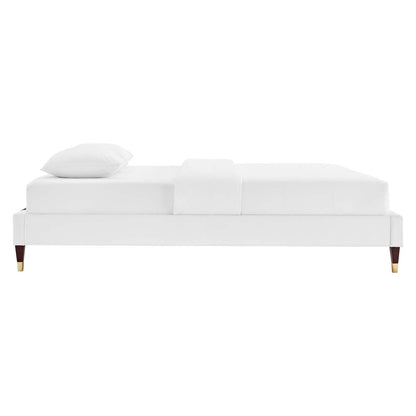 Harlow Performance Velvet Twin Platform Bed Frame by Modway