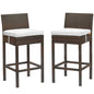 Conduit Outdoor Patio Wicker Rattan Bar Stool Set of 2 by Modway