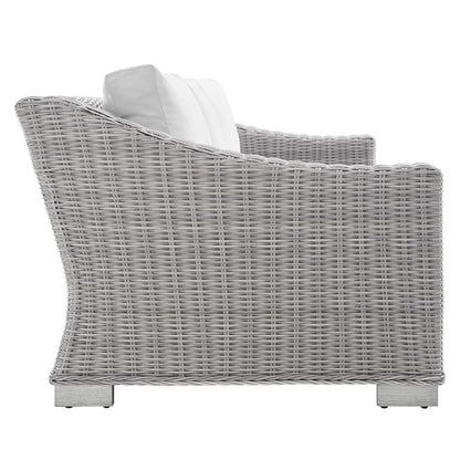 Conway 4-Piece Sunbrella¨ Outdoor Patio Wicker Rattan Furniture Set by Modway