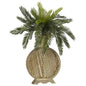 Cycas w/Decorative Vase Silk Plant