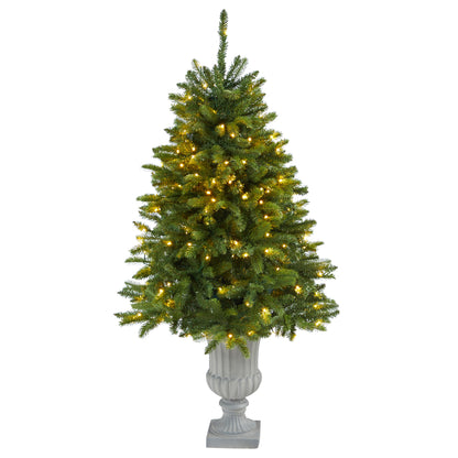 4.5' Sierra Spruce 'Natural Look' Artificial Christmas Tree w/ 150 Clear LED