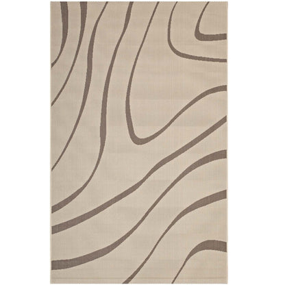 Surge Swirl Abstract Indoor and Outdoor 8x10 Area Rug by Modway