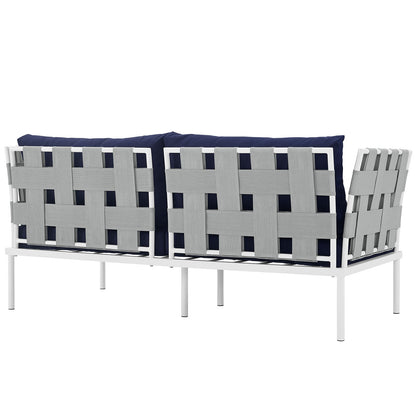 Harmony Outdoor Patio Aluminum Loveseat by Modway