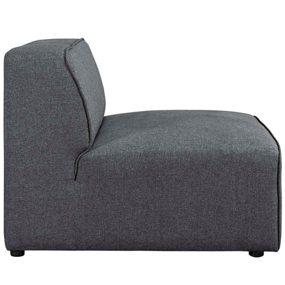 Mingle 7 Piece Upholstered Fabric Sectional Sofa Set by Modway