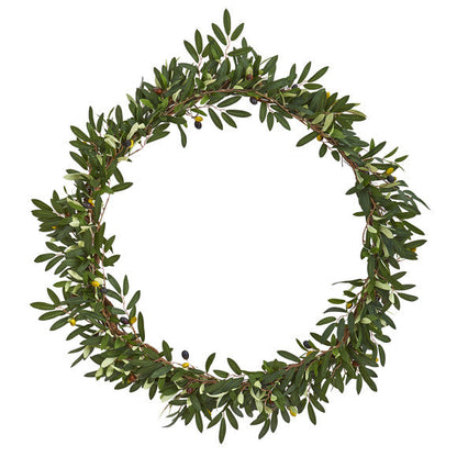 28" Olive Artificial Wreath