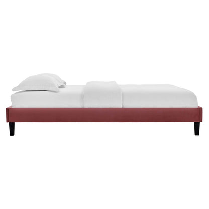 Elise Performance Velvet Twin Platform Bed by Modway