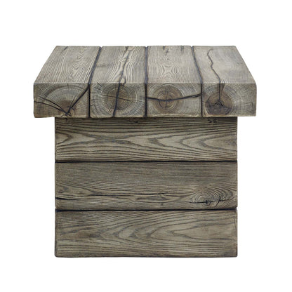 Manteo Rustic Coastal Outdoor Patio Side Table by Modway