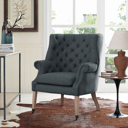 Chart Upholstered Fabric Lounge Chair by Modway