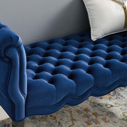 Adelia Chesterfield Style Button Tufted Performance Velvet Bench by Modway