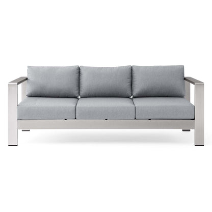 Shore Outdoor Patio Aluminum Sofa by Modway