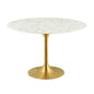 Lippa 48" Round Faux Marble Dining Table by Modway