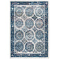 Entourage Odile Distressed Floral Moroccan Trellis 8x10 Area Rug by Modway