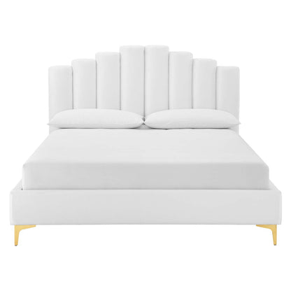 Olivia Performance Velvet Queen Platform Bed by Modway