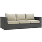 Sojourn Outdoor Patio Sunbrella¨ Sofa by Modway