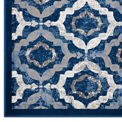 Kalinda Rustic Vintage Moroccan Trellis 5x8 Area Rug by Modway