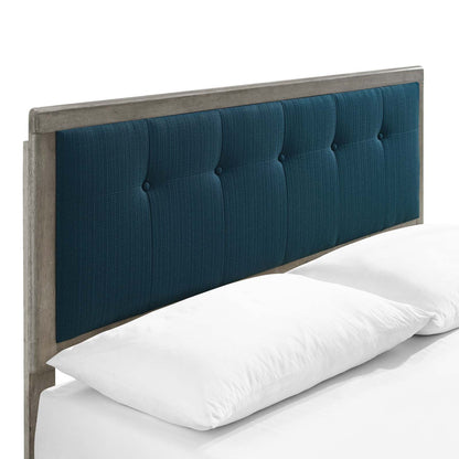 Willow Wood Queen Platform Bed With Angular Frame by Modway