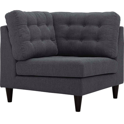 Empress Upholstered Fabric Corner Sofa by Modway