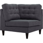 Empress Upholstered Fabric Corner Sofa by Modway