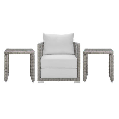 Aura 3 Piece Outdoor Patio Wicker Rattan Set by Modway