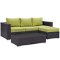 Convene 3 Piece Outdoor Patio Sofa Set by Modway