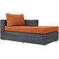 Summon Outdoor Patio Sunbrella¨ Right Arm Chaise by Modway