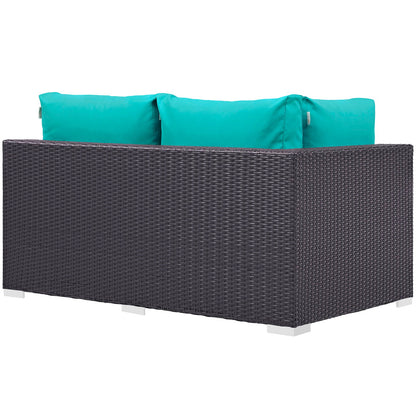 Convene Outdoor Patio Left Arm Loveseat by Modway