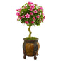 42"  Azalea Artificial Topiary Tree in Decorative Planter