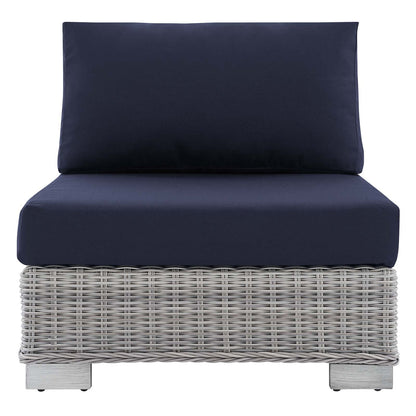 Conway Sunbrella¨ Outdoor Patio Wicker Rattan Armless Chair by Modway