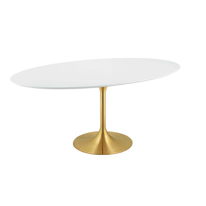 Lippa 78" Oval Wood Dining Table by Modway