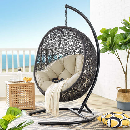Encase Sunbrella¨ Swing Outdoor Patio Lounge Chair by Modway
