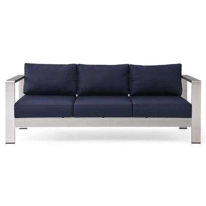 Shore Outdoor Patio Aluminum Sofa by Modway