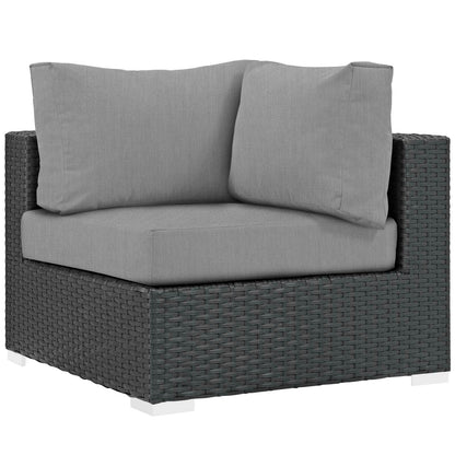 Sojourn Outdoor Patio Sunbrella¨ Corner by Modway
