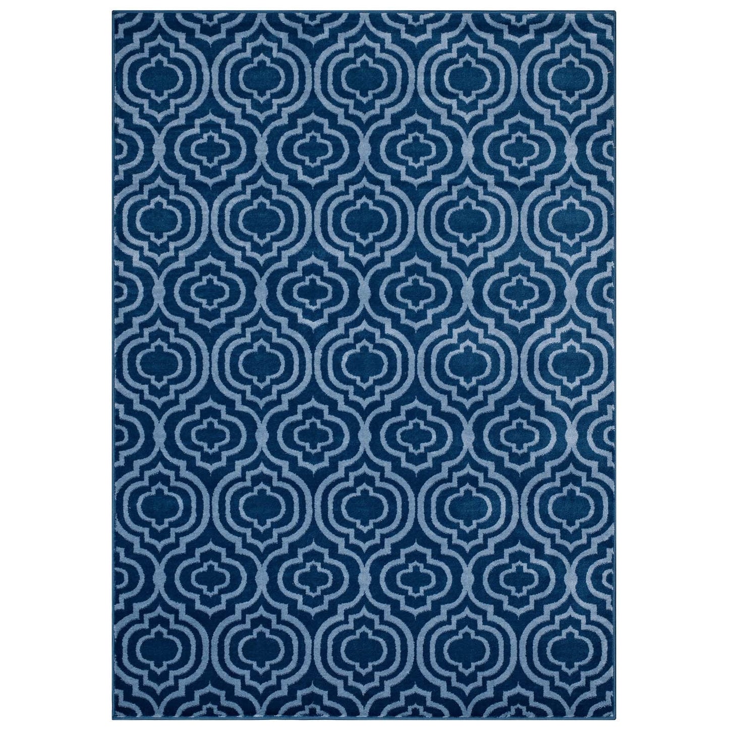 Frame Transitional Moroccan Trellis 8x10 Area Rug by Modway