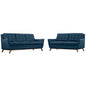 Beguile Upholstered Fabric Living Room Set Set of 2 by Modway