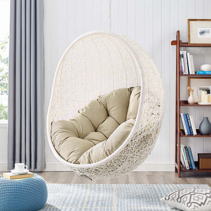 Hide Outdoor Patio Sunbrella¨ Swing Chair With Stand by Modway
