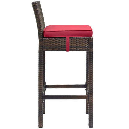 Conduit Bar Stool Outdoor Patio Set of 4
