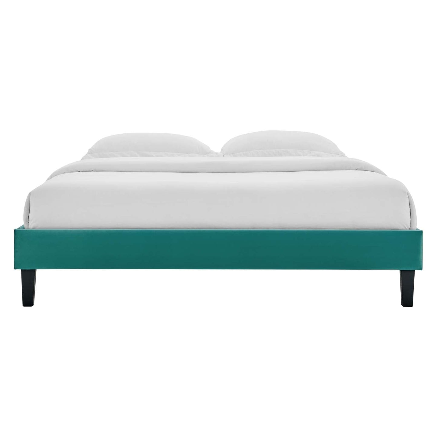 Reign Performance Velvet King Platform Bed Frame by Modway