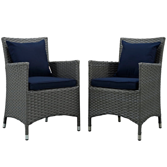 Sojourn 2 Piece Outdoor Patio Sunbrella¨ Dining Set by Modway