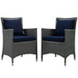 Sojourn 2 Piece Outdoor Patio Sunbrella¨ Dining Set by Modway