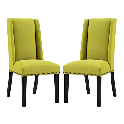 Baron Fabric Dining Chair Set of 2 by Modway