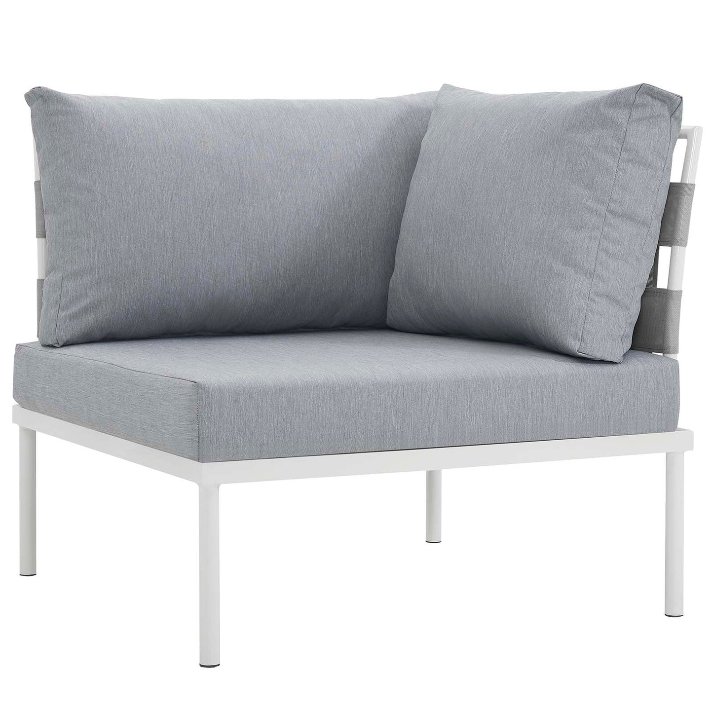 Harmony 5Piece Outdoor Patio Aluminum Sectional Sofa Set by Modway